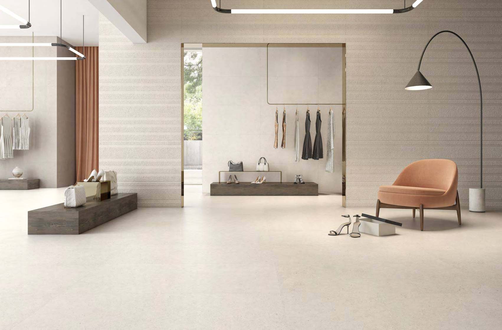 Ambiente con baldosas ITT Macan, foto del catálogo de ITT Ceramic