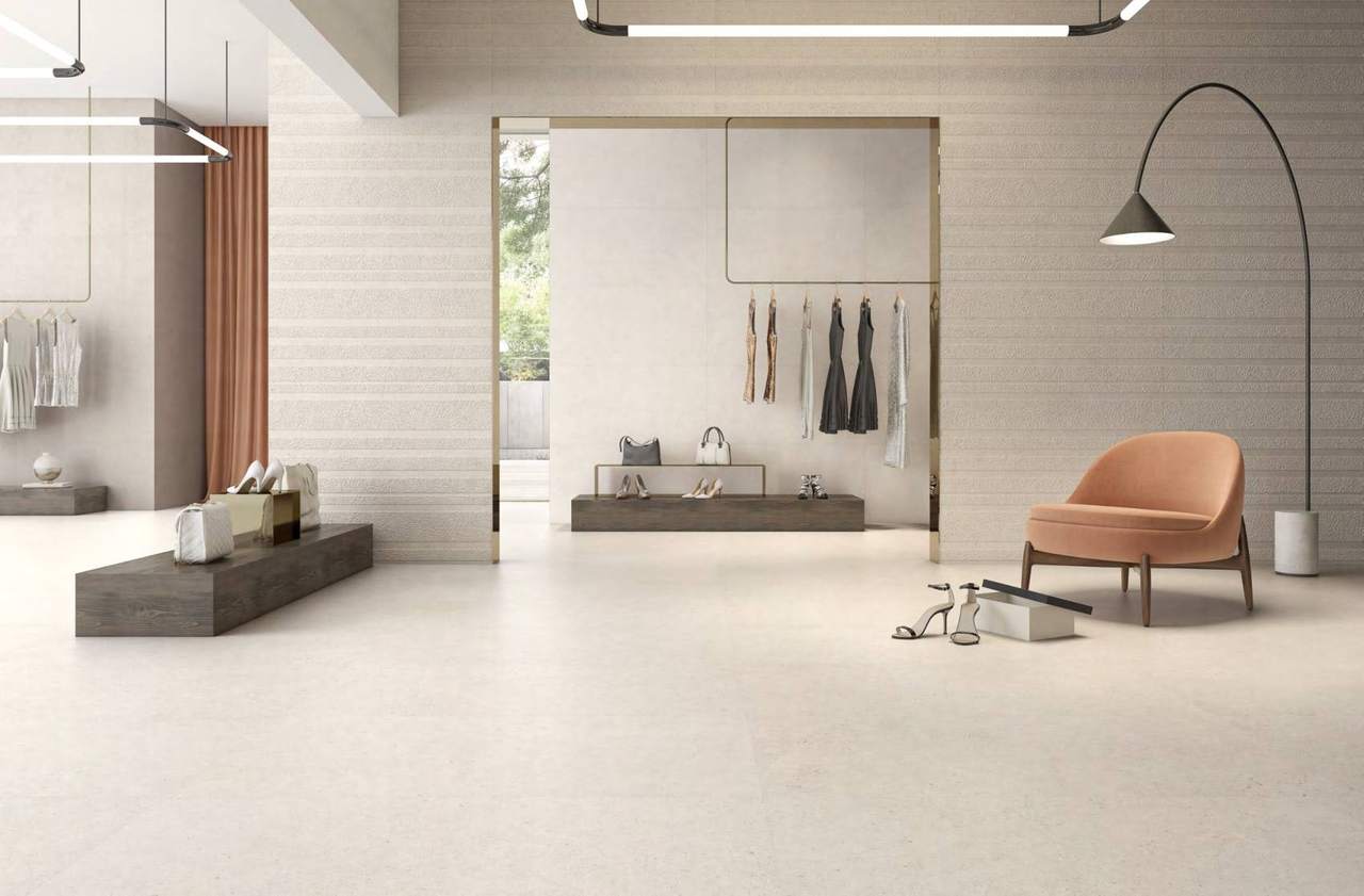 Ambiente con baldosas ITT Macan, foto del catálogo de ITT Ceramic