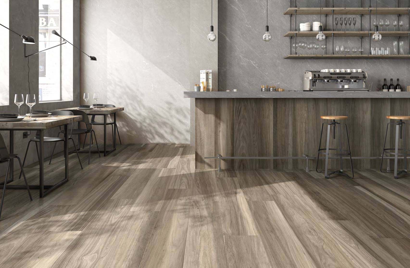 Ambiente con baldosas ITT Lakewood, foto del catálogo de ITT Ceramic