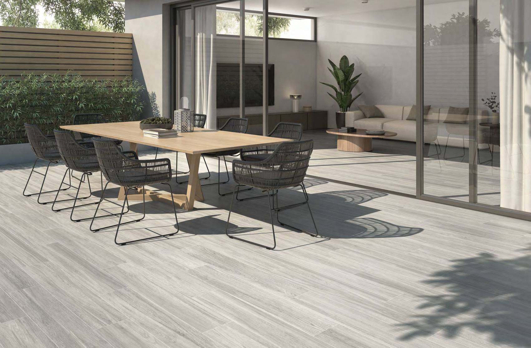 Ambiente con baldosas ITT Alabama Line, foto del catálogo de ITT Ceramic