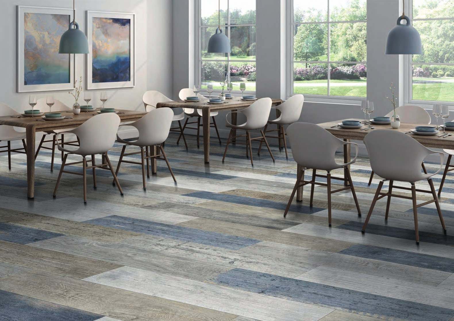 Ambiente con baldosas ITT Vintage, foto del catálogo de ITT Ceramic