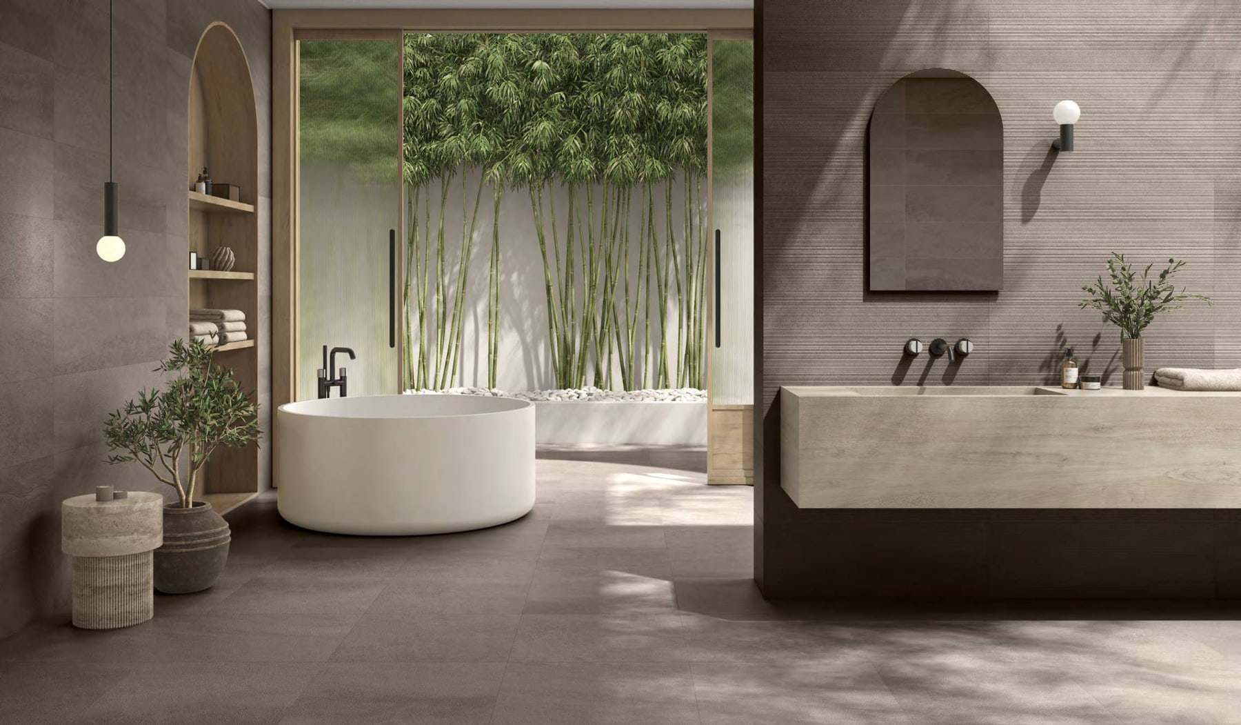 Ambiente con baldosas ITT Hôm, foto del catálogo de ITT Ceramic