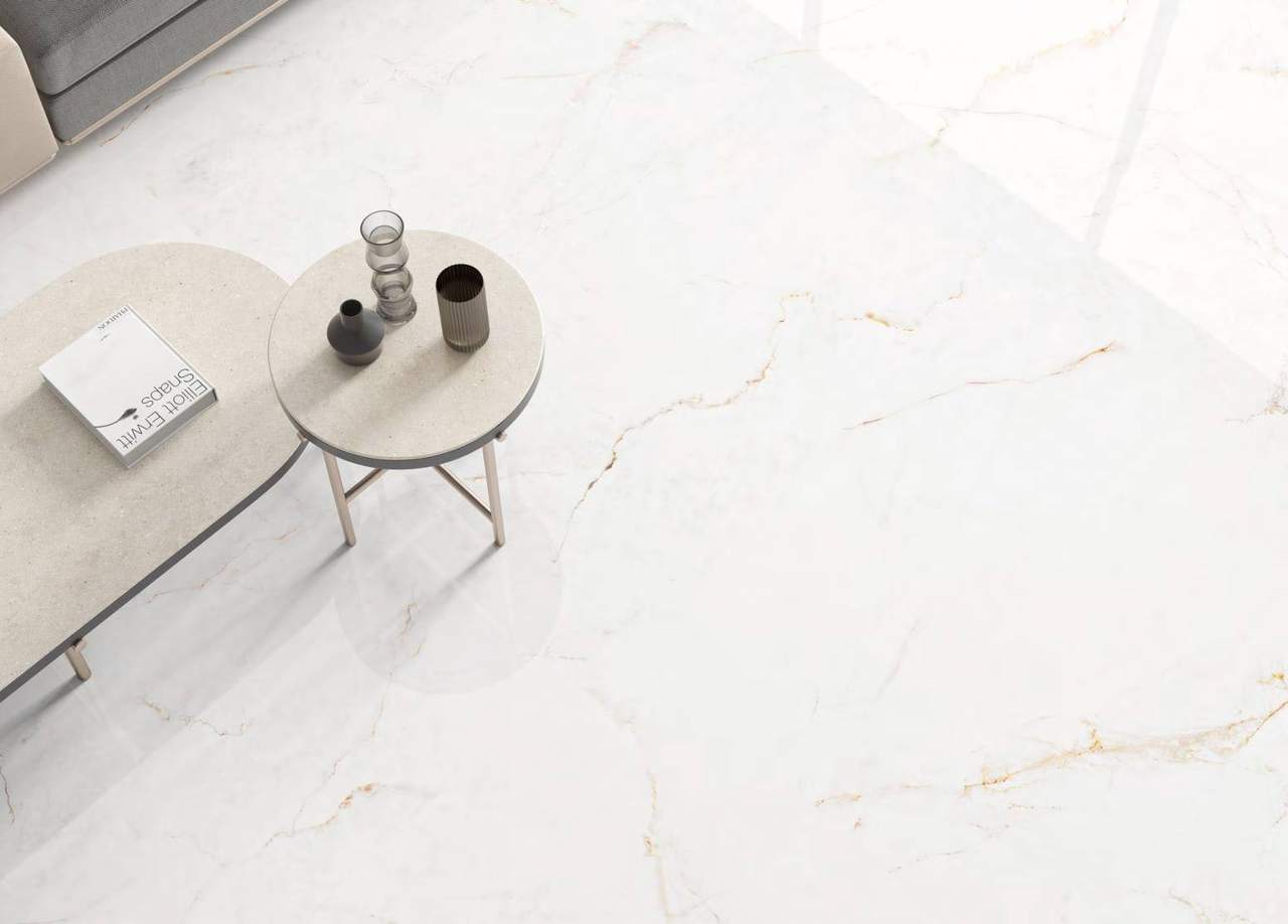 Ambiente con baldosas ITT Syrac, foto del catálogo de ITT Ceramic