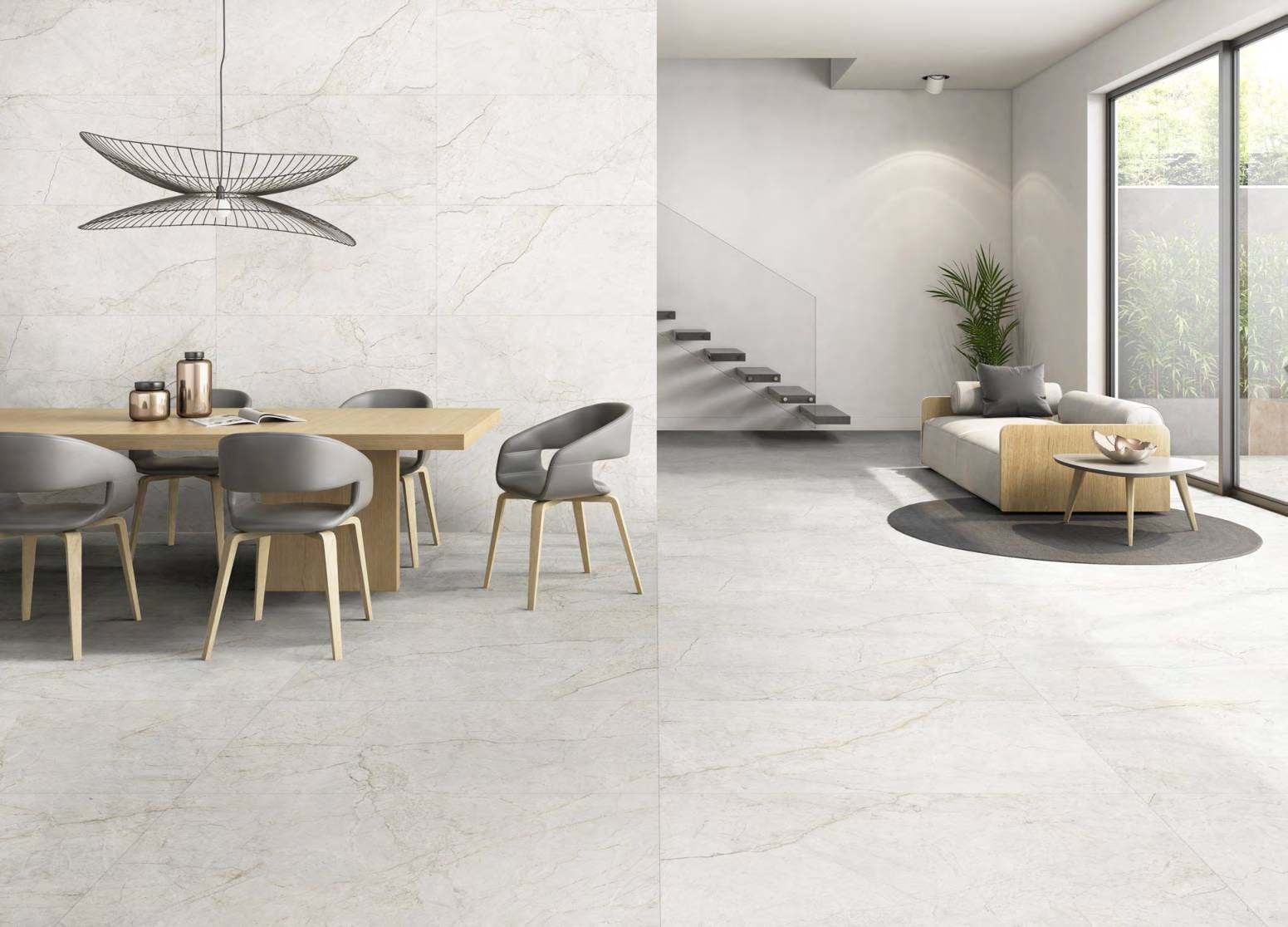 Ambiente con baldosas ITT Mystic, foto del catálogo de ITT Ceramic