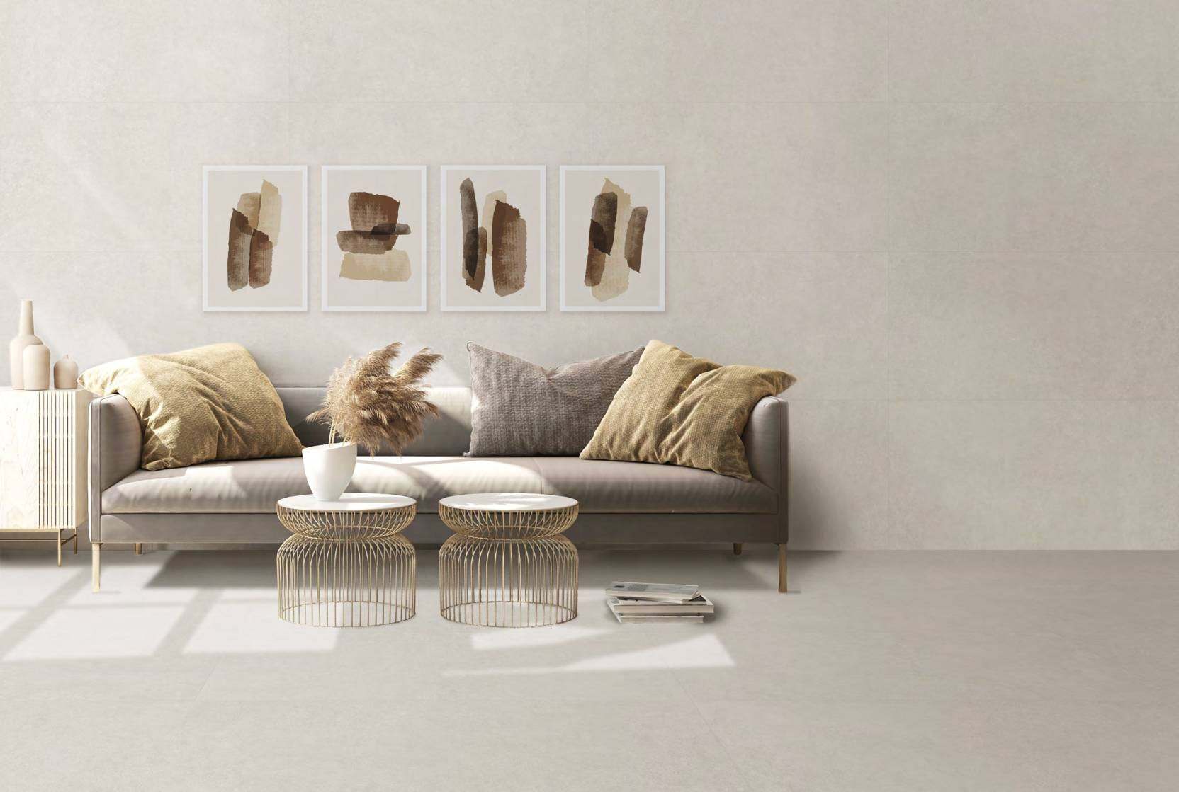 Ambiente con baldosas ITT Atrium, foto del catálogo de ITT Ceramic