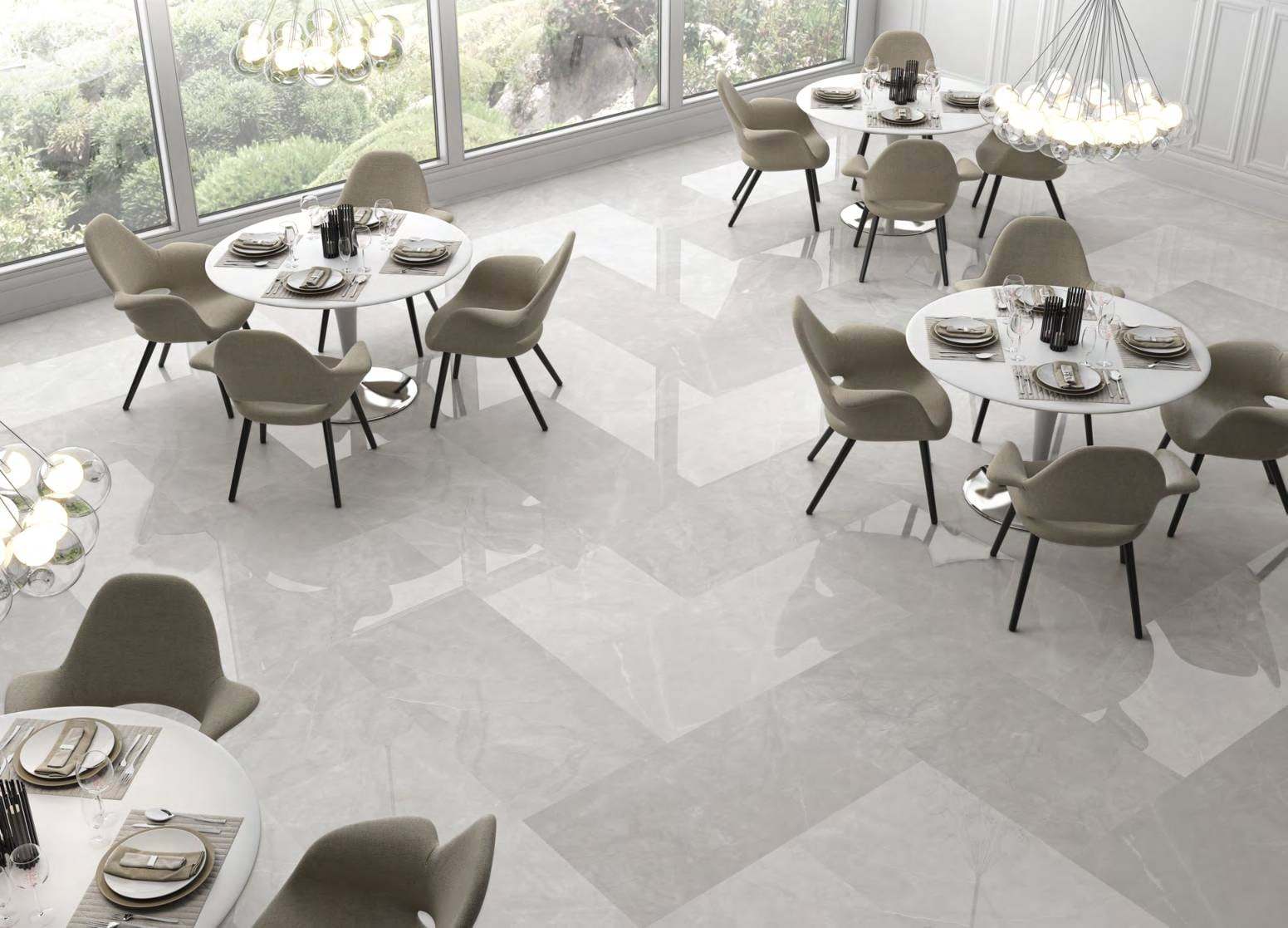 Ambiente con baldosas ITT Pulpis, foto del catálogo de ITT Ceramic