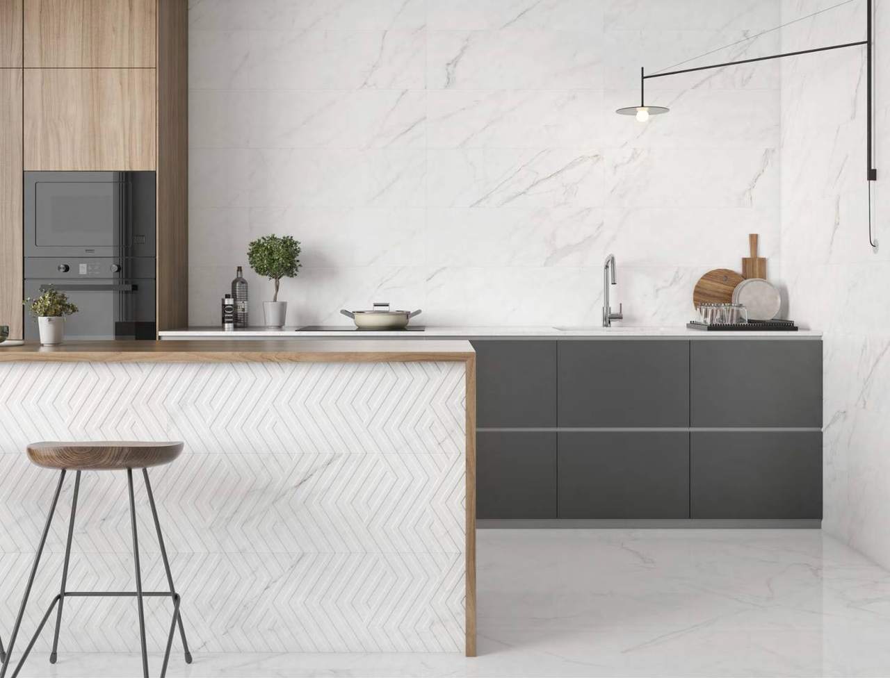 Ambiente con baldosas ITT Prestige, foto del catálogo de ITT Ceramic