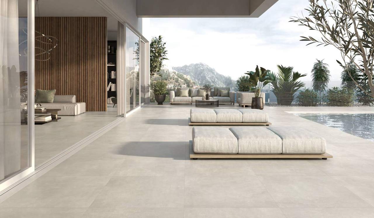 Ambiente con baldosas ITT Seven, foto del catálogo de ITT Ceramic