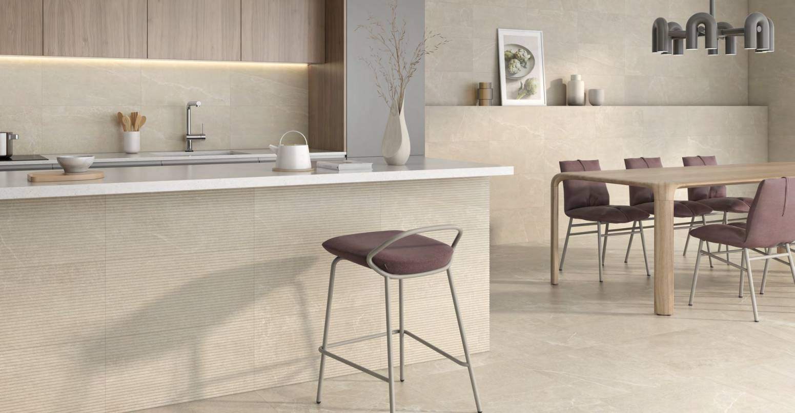 Ambiente con ITT Burlington, foto del catálogo de ITT Ceramic