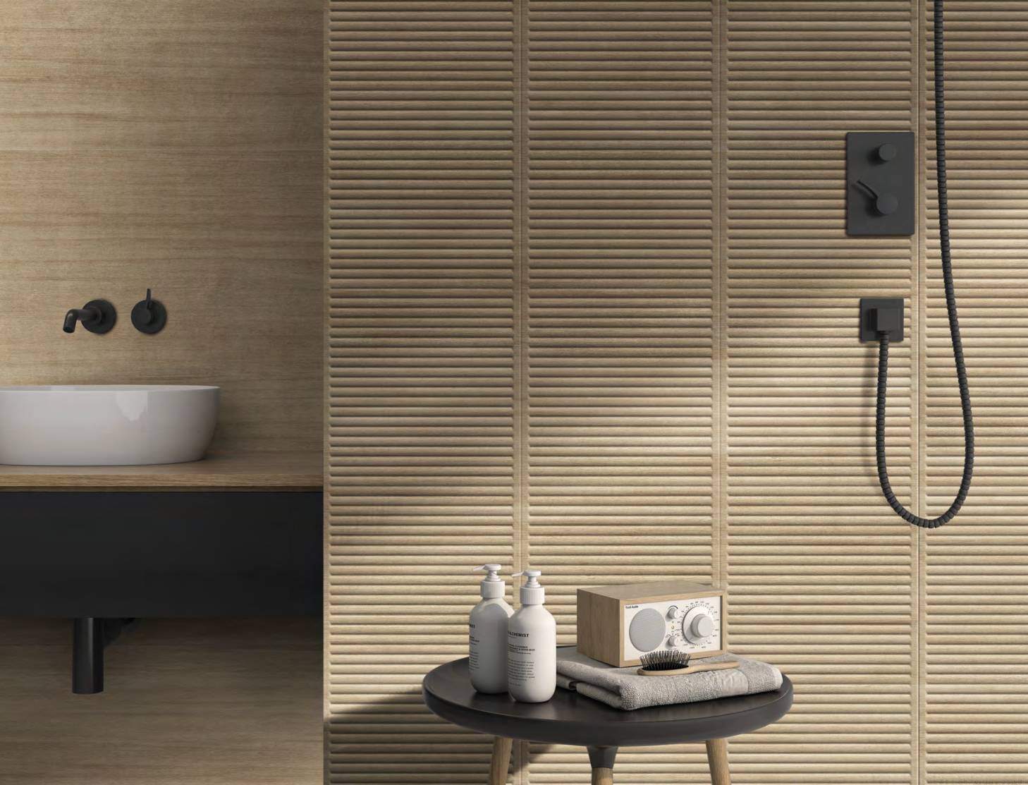 Ambiente con ITT Soleil, foto del catálogo de ITT Ceramic