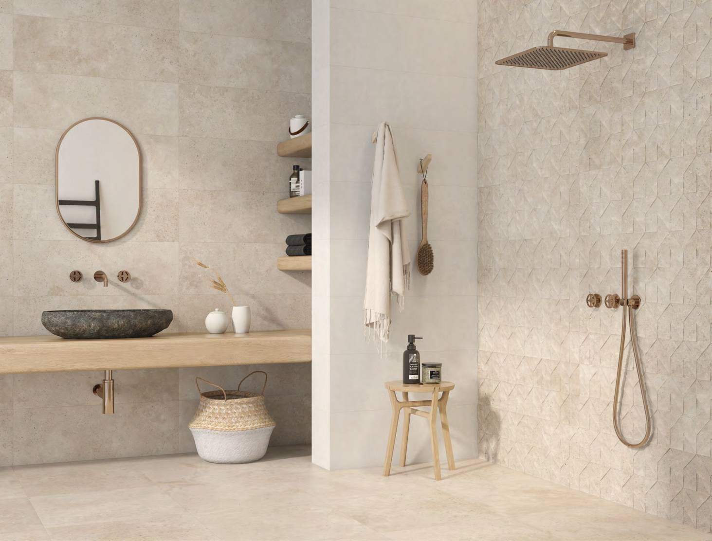 Ambiente con ITT Campaspero, foto del catálogo de ITT Ceramic