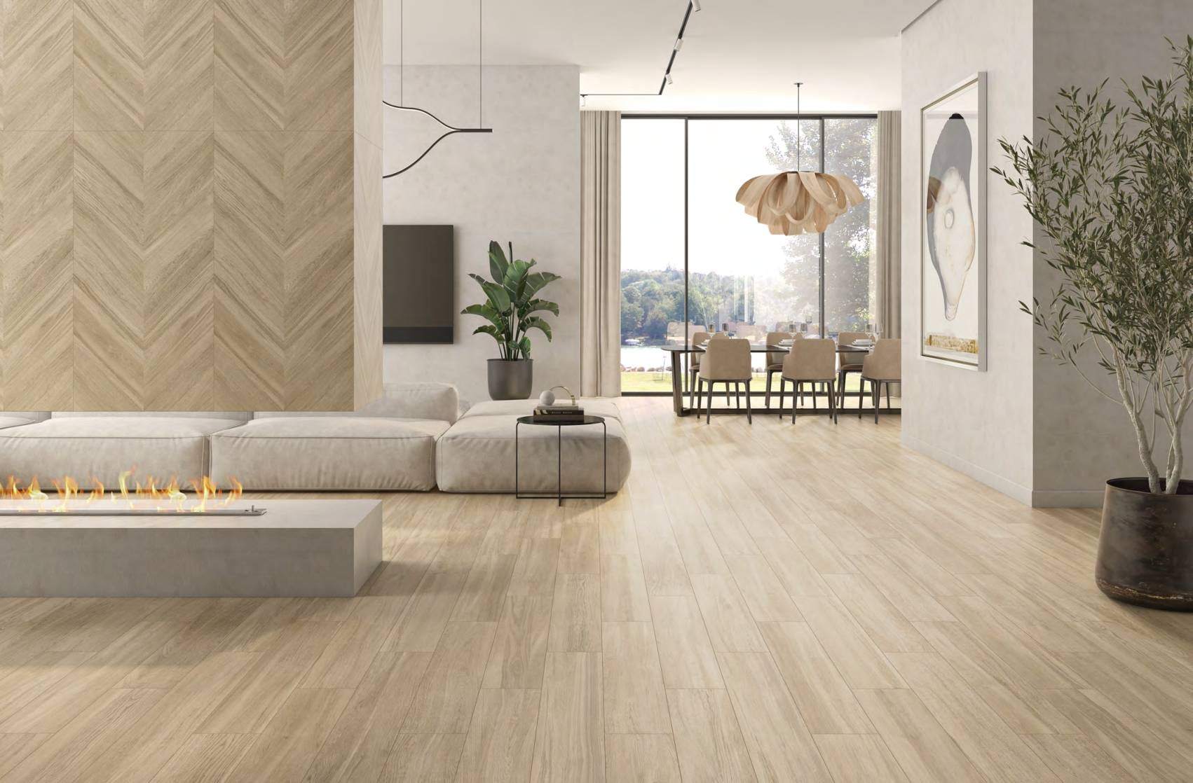 Ambiente con ITT Alabama, foto del catálogo de ITT Ceramic