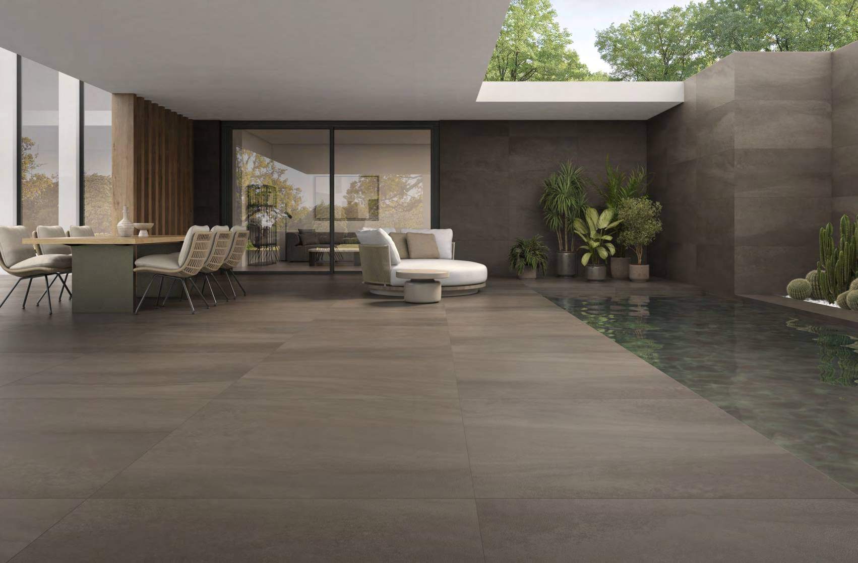Ambiente con ITT Hôm, foto del catálogo de ITT Ceramic