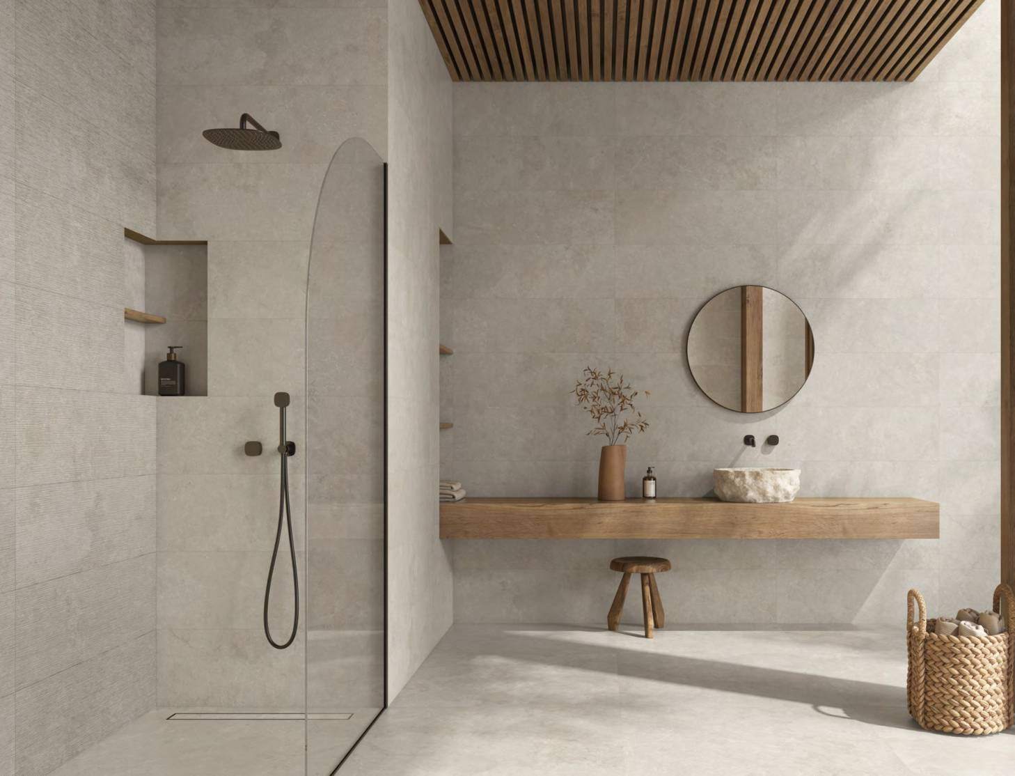 Ambiente con ITT Salma, foto del catálogo de ITT Ceramic