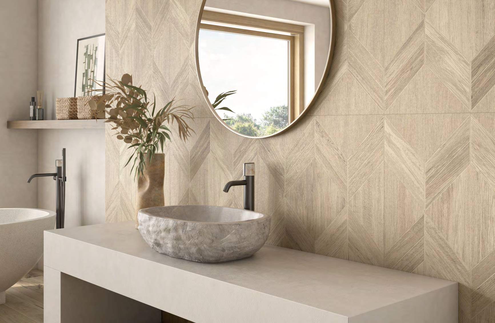 Ambiente con ITT Lar, foto del catálogo de ITT Ceramic