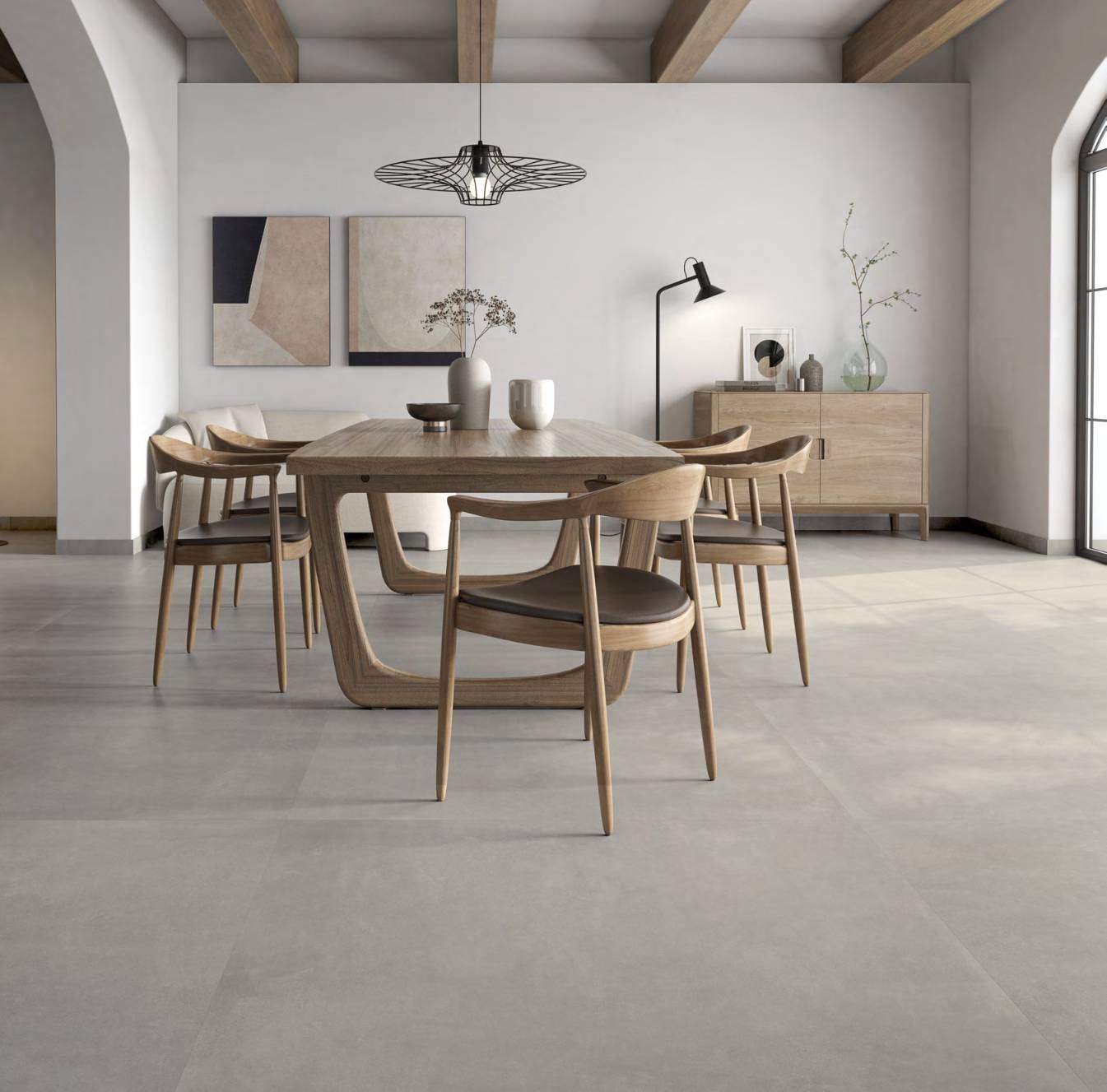 Ambiente con ITT Seven, foto del catálogo de ITT Ceramic