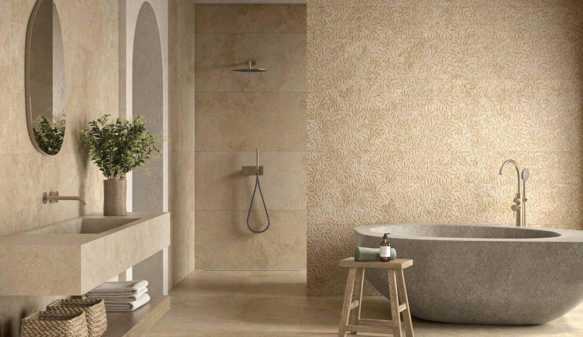 Ambiente con ITT Salma, foto del catálogo de ITT Ceramic