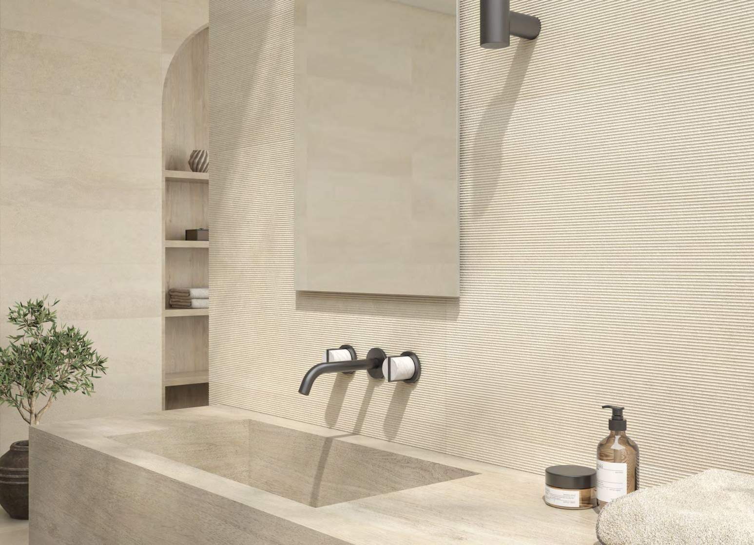 Ambiente con ITT Hôm, foto del catálogo de ITT Ceramic